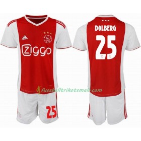 Fußballtrikots Ajax DOLBERG 25 Kinder 2018-2019 Kurzarm Heimtrikotsatz kaufen